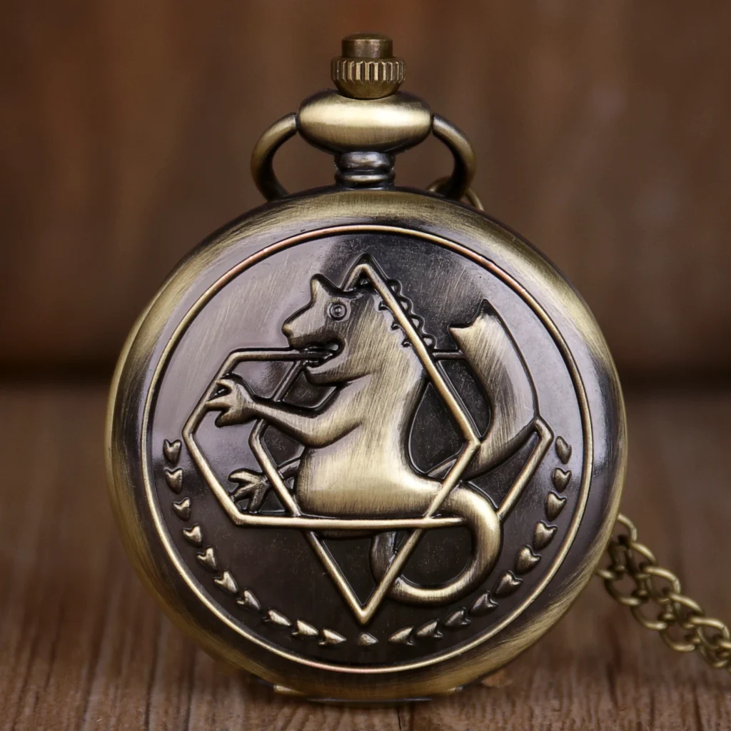 Antique FullMetal Alchemist Edward Elric Pocket Watch - Image 5