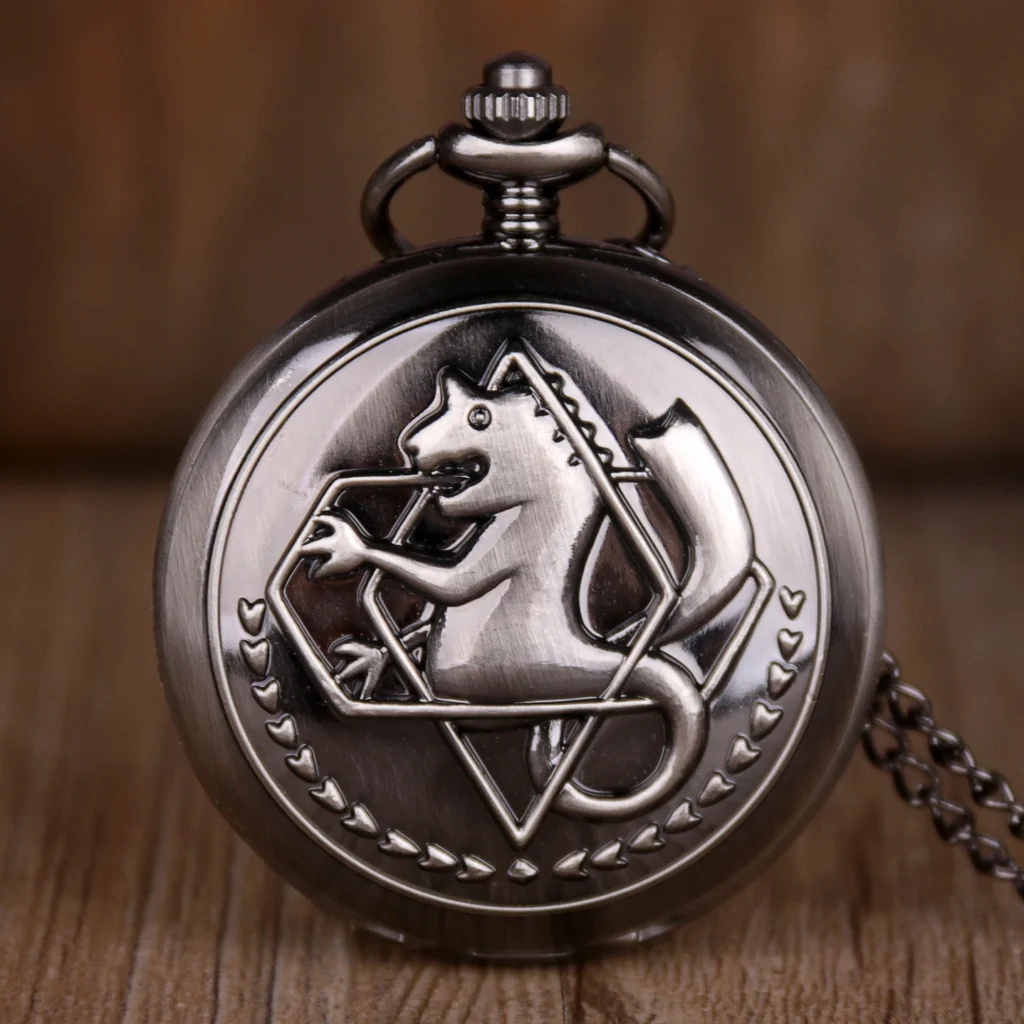 Antique FullMetal Alchemist Edward Elric Pocket Watch