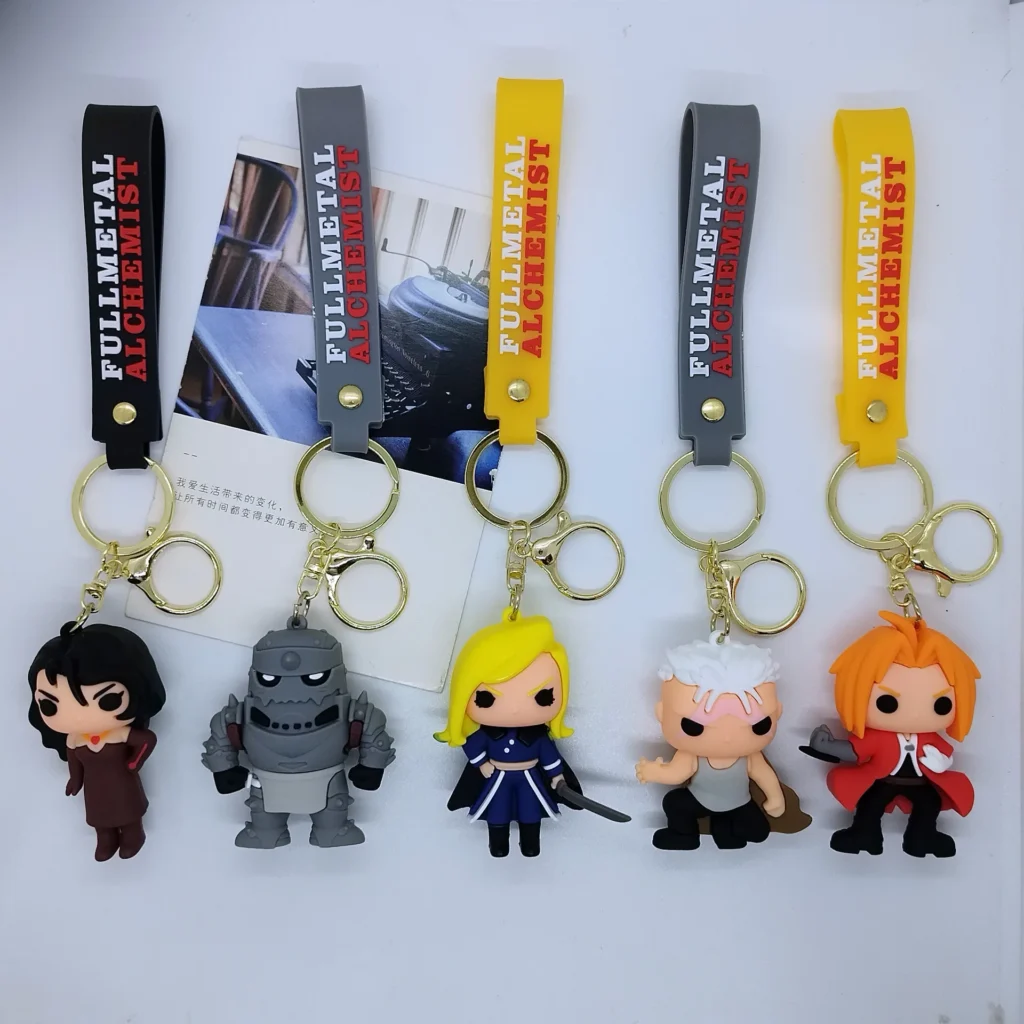 Creative Cartoon Steel Alchemist Keychain