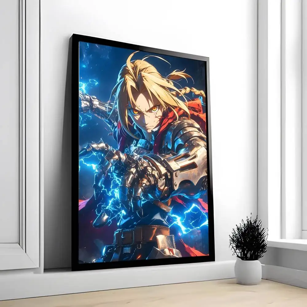 Charming Fullmetal Alchemist Edward Elric Premium Anime Wall Art