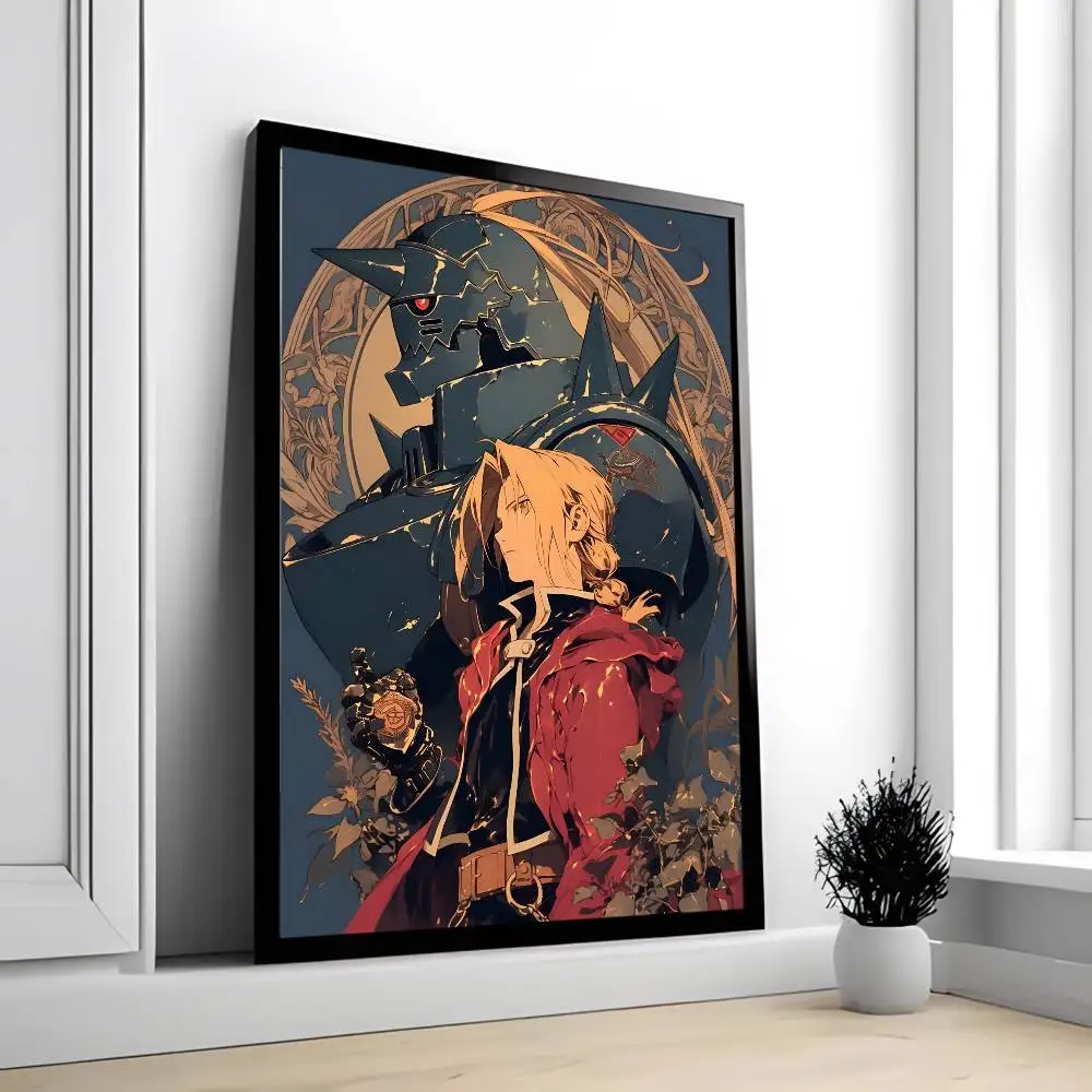 Adorable Fullmetal Alchemist Edward Elric Anime Aesthetic Wall Art