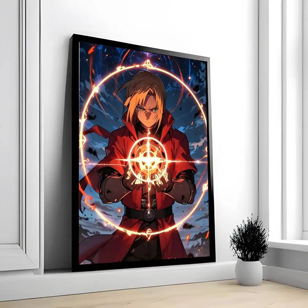Cozy Fullmetal Alchemist Edward Elric Cute Design Wall Art